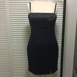 Mini Cocktail Dress with Spaghetti Straps